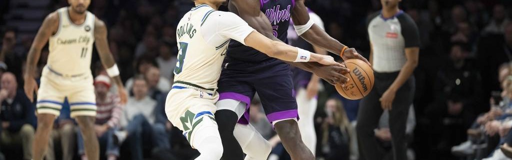 爱德华兹24分戈贝尔11+18 森林狼逆转雄鹿