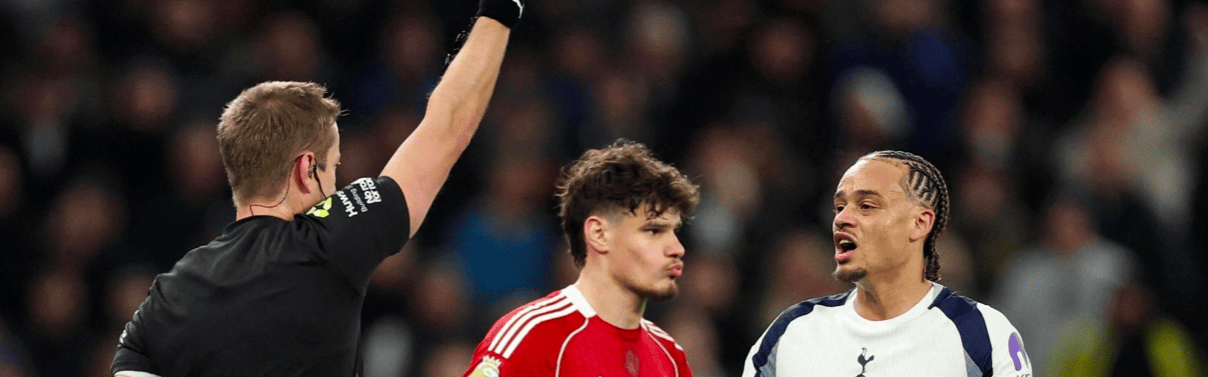 1-2！英超BIG6内战：两员大将染红 8.8亿豪门10轮2胜坐稳下半区