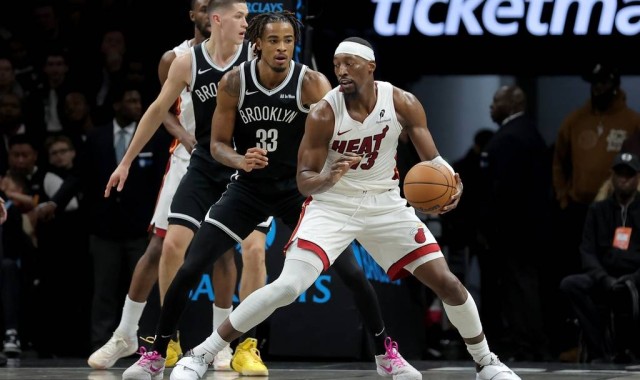 鲍威尔24+5小波特28+6 热火胜篮网